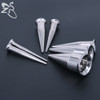 Trendy Double Flared Ear Plug Tunnel Stainless Steel