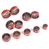 Wood tunnels ear plugs big gauge piercing expander wood 8mm - 20mm