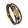 Zodiac Signs Bracelet Punk Leather Bracelet Zodiac Signs Bracelet Punk Leather Bracelet