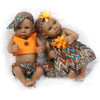 African American Baby Doll Reborn Ethnic baby Alive 10 inch