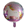 Unicorn Theme Birthday Balloon - 50 Pieces - 18 Inches