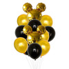 Mickey and Minnie Mouse Foil Balloons - Pink Red Yellow Green - 12 Pieces - 10 Inches