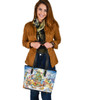 Dn characters Small Leather Tote Bag