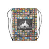 Happy Place Medium Drawstring Bag