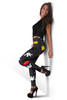 MINI MICKEY PATTERN LEGGINGS BLACK