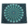 Hot Indian Bohemian Tapestry Elephant Peacock Boho Wall Hanging Carpet Bedspread Beach Picnic Blanket Pad 130x150cm/153x203cm