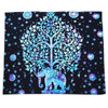 Hot Indian Bohemian Tapestry Elephant Peacock Boho Wall Hanging Carpet Bedspread Beach Picnic Blanket Pad 130x150cm/153x203cm