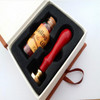 Retro Brass Head Sealing Wax Stamp Heart Wedding Invitation Merry Christmas trees Card Rose Snow Wax Seal Stamp for Christmas