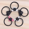 Fashion Hair Jewelry Letter Basic Elastic Hair Bands For Girls Pink Tie Gum Scrunchie Rubber Bands 2020 Hair Accessories