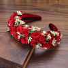 Sparkly Baroque Padded Rhinestones Headbands Full Crystal Luxurious Limited Edition Hairbands jeweled Black White Women Headband