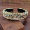 Sparkly Baroque Padded Rhinestones Headbands Full Crystal Luxurious Limited Edition Hairbands jeweled Black White Women Headband