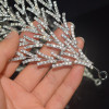 2020 Retro Luxury Bridal Hairband Headband Baroque Crystal Headdress Women Hairband Prom Girl Wedding Hair Accessories Headband (FS-1069- Silver)