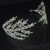 2020 Retro Luxury Bridal Hairband Headband Baroque Crystal Headdress Women Hairband Prom Girl Wedding Hair Accessories Headband (FS-1069- Silver)