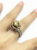 Wholesale stainless steel dragon ball ring for men women clear CZ crystal stones setting star engraved dragon ball rings