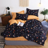 Gray and Beige Bed Set