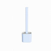 Toilet Brush With Holder Set Cleaning Silicone Bristles Toliet Cleaning Brush with Handle