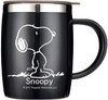 Snoopy 304 Stainless Steel Coffee Mug Cup with Handle