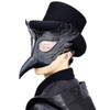 1PC Plague Doctor Mask Beak Doctor Mask Long Nose Cosplay Fancy Mask Leather Halloween Party beak Mask Movie Theme Props*