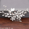 Wedding Hair Combs Bridal Hair Accessories for Women Hair Jewelry Silver Color Pearl Rhinestone Head Jewelry Women Accessories