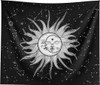Sun and Moon 12 Constellations Wall Art Tapestry