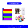 Kids Touch High Carpet Games Bounce Trainer Promote Growth Fun Sports Toy Height Ruler Indoor Outdoor Toys for Children HM103