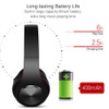 Bluetooth Headphones Over-Ear Wireless Headphones Foldable Stereo Earphone Headset With Mic Support TF Card FM  for PC Music MP3