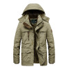 New Fur Collar Hooded Men Winter Jacket Warm Wool Liner Man Jackets and Coats Outwear Snow Windbreaker Male Parka Overcoats