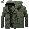 New Fur Collar Hooded Men Winter Jacket Warm Wool Liner Man Jackets and Coats Outwear Snow Windbreaker Male Parka Overcoats