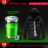 Women/Men Winter Outdoor Down Jacket USB Electric Heating Warm Coat Cotton High Quality Fishing Hiking Heated Thicken Clothing