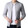 TFETTERS New Autumn Winter Knitted Cardigan Men Sweater Cardigan Sweater Men's Slim Sweater Coat Pure Color Jacket Cardigan