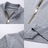 TFETTERS New Autumn Winter Knitted Cardigan Men Sweater Cardigan Sweater Men's Slim Sweater Coat Pure Color Jacket Cardigan