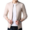TFETTERS New Autumn Winter Knitted Cardigan Men Sweater Cardigan Sweater Men's Slim Sweater Coat Pure Color Jacket Cardigan