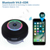 Portable Cool Shower Speaker Wireless Bluetooth Speaker Waterproof Bluetooth Shower Speaker Hands-Free Car Portable Speaker