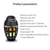 USB Led Flame Lights Bluetooth Speaker Outdoor Portable Led Flame Atmosphere Lamp Stereo Speaker Outdoor Camping Woofer