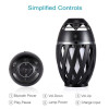 USB Led Flame Lights Bluetooth Speaker Outdoor Portable Led Flame Atmosphere Lamp Stereo Speaker Outdoor Camping Woofer