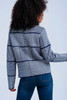Navy Textured Sweater