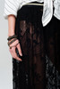 Black Lace Midi Skirt