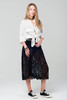 Black Lace Midi Skirt