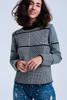 Black Textured Sweater