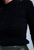 Black Shiny Sweater