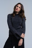 Black Shiny Sweater