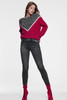 Black Skinny Jeans With a Light Wash