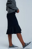 Black Midi Skirt