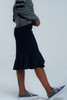 Black Midi Skirt