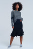 Black Midi Skirt