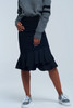 Black Midi Skirt