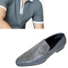 Men's Fashion Design Leather Stitching Buckle Decoration Loafers