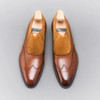 Men's fashion stitching suede loafers