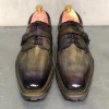 Men's Luxury Handmade Buckle Monk Shoes