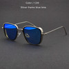 Luxury Steampunk Vintage Square Metal Frame Sunglasses